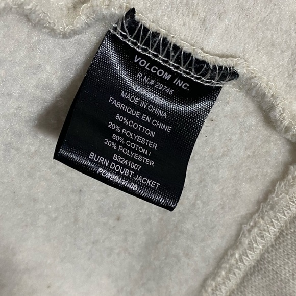 Volcom burn doubt jacket cream size xs - Picture 8 of 8